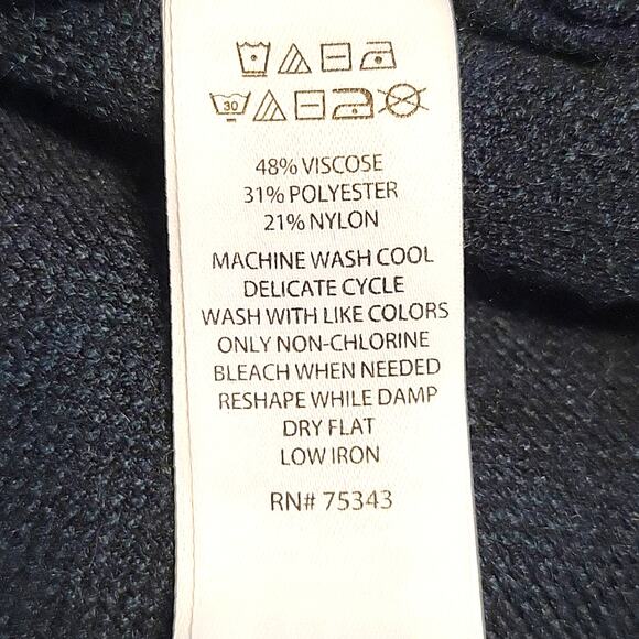 Tahari 3 Button Blazer Jacket Women's M Blue Green Plaid Academia Career Preppy - Picture 7 of 9